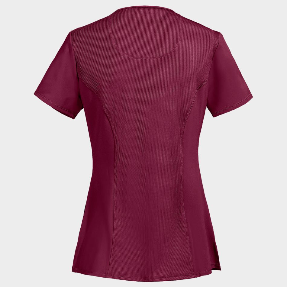 Дамска медицинска туника CHEROKEE WRAP BORDEAUX CKE2625A - Image 2
