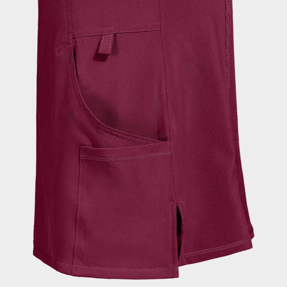 Дамска медицинска туника CHEROKEE WRAP BORDEAUX CKE2625A - Image 6
