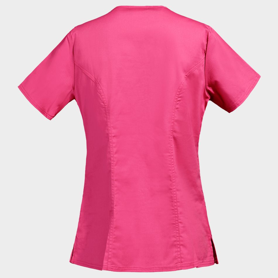 Дамска медицинска туника CHEROKEE WRAP PINK WWE4728 - Image 2