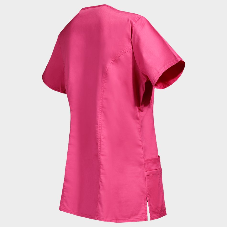 Дамска медицинска туника CHEROKEE WRAP PINK WWE4728 - Image 5