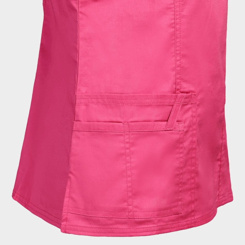 Дамска медицинска туника CHEROKEE WRAP PINK WWE4728 - Image 6