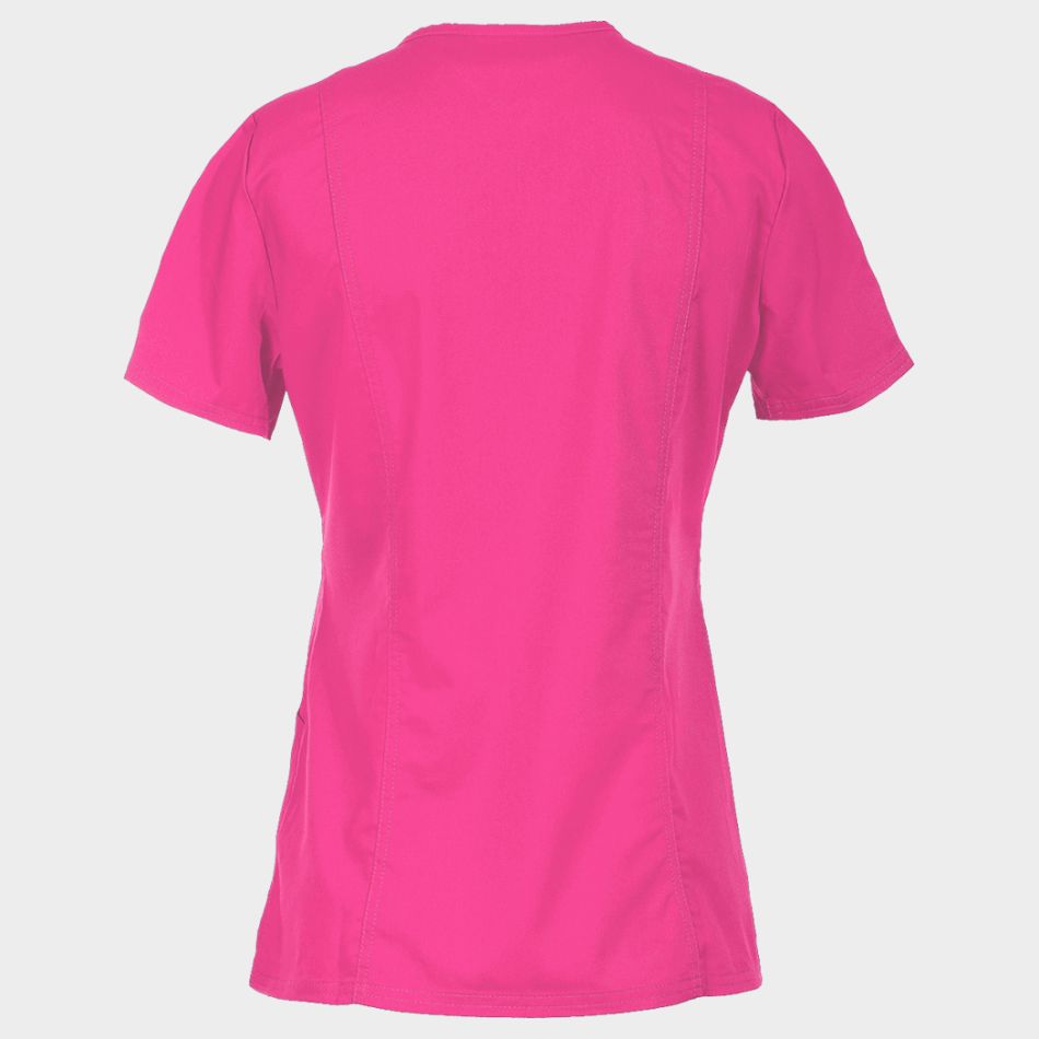 Дамска медицинска туника CHEROKEE WRAP PINK WWE610 - Image 2