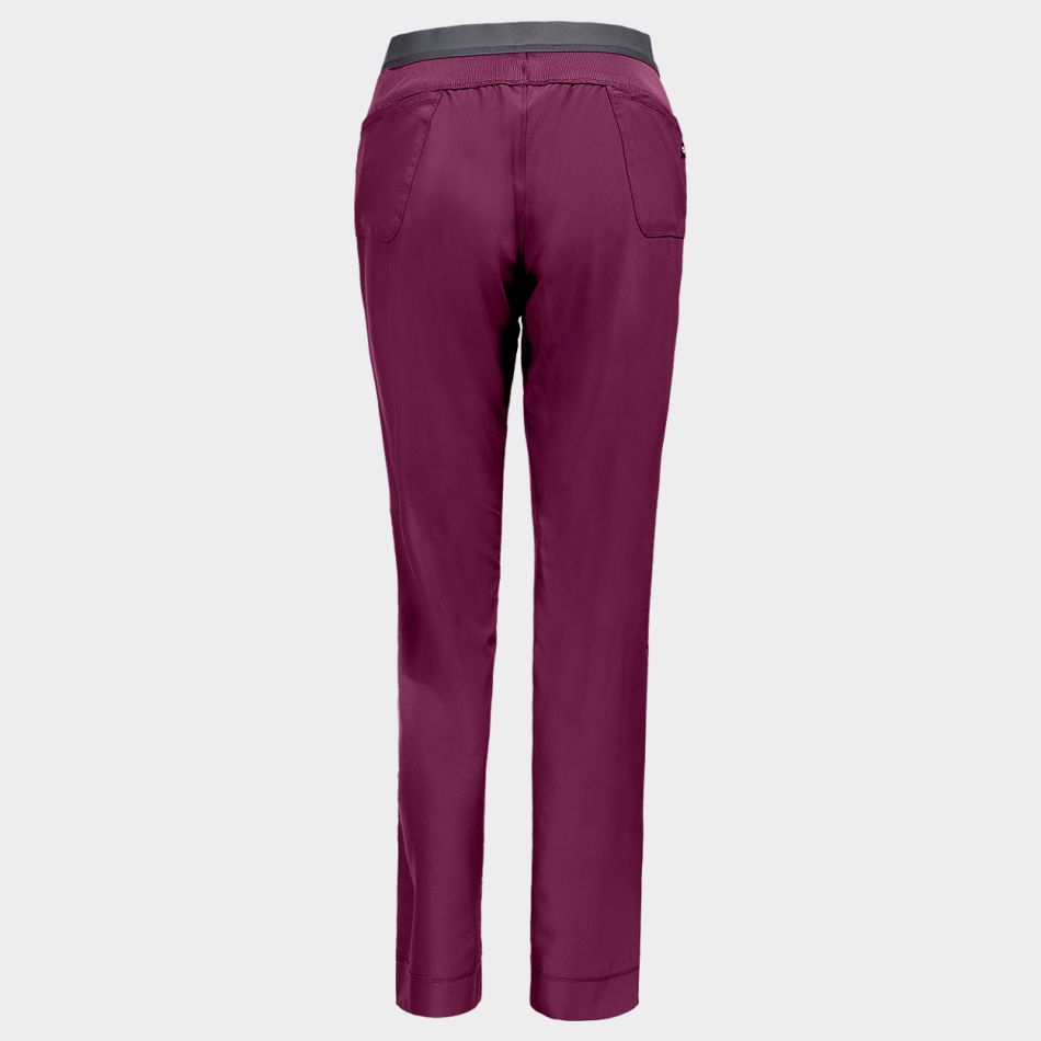 Дамски медицински панталон CHEROKEE SLIM BORDEAUX CKE1124A - Image 2