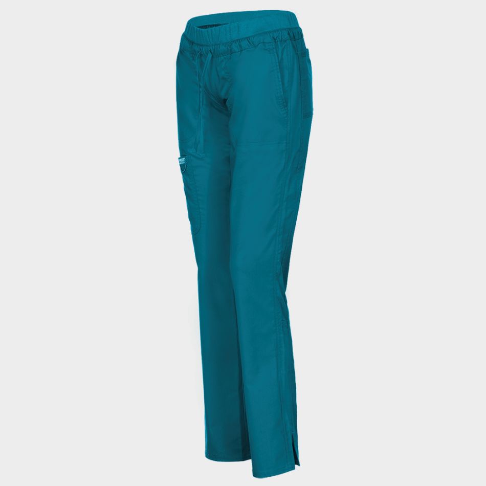 Дамски медицински панталон CHEROKEE MR TAPERED PETROL WWE105 - Image 3