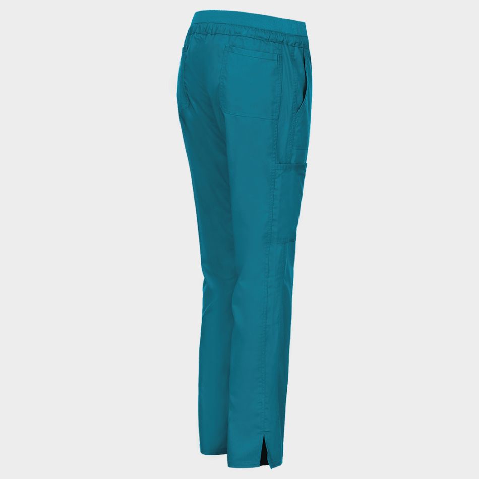 Дамски медицински панталон CHEROKEE MR TAPERED PETROL WWE105 - Image 6