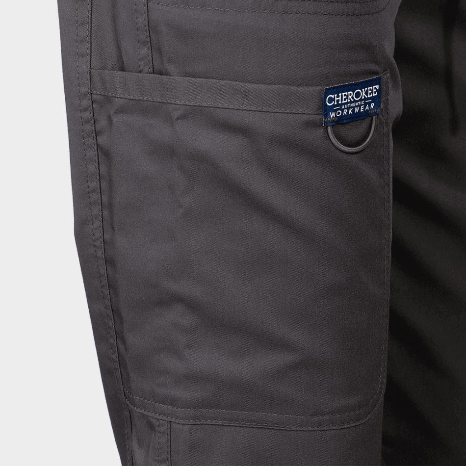 Дамски медицински панталон CHEROKEE MR TAPERED GREY WWE105 - Image 7