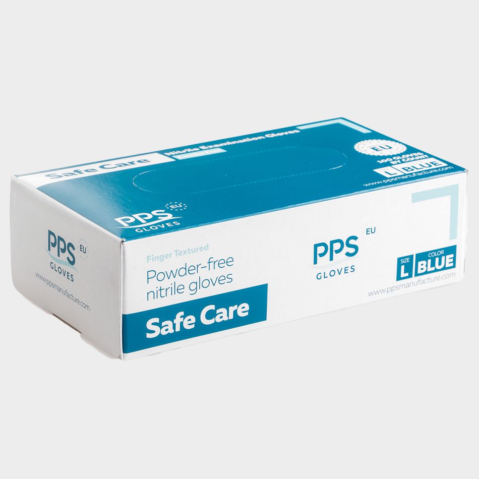 Еднократни ръкавици от нитрил PPS NITRILE PF - 100 бр.