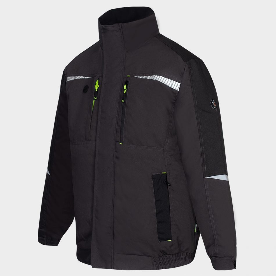 Работно яке KASTOR T/C WINTER GREY/BLACK/GREEN - Image 3