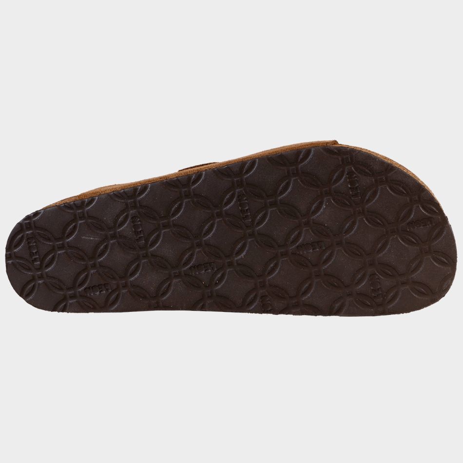 Мъжки чехли LEON MAN BROWN SUEDE - Image 3