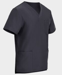 Alternative view of Мъжка медицинска туника NOBBY DARK GREY