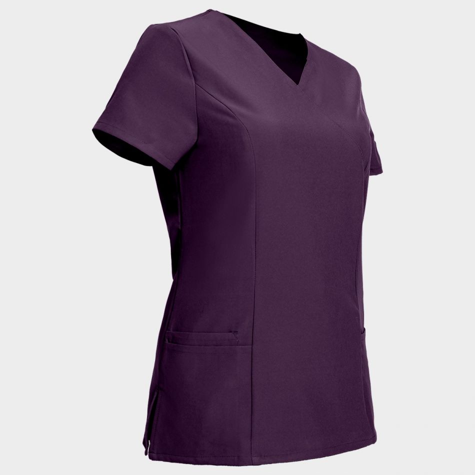 Дамска медицинска туника NOBBY PURPLE - Image 4