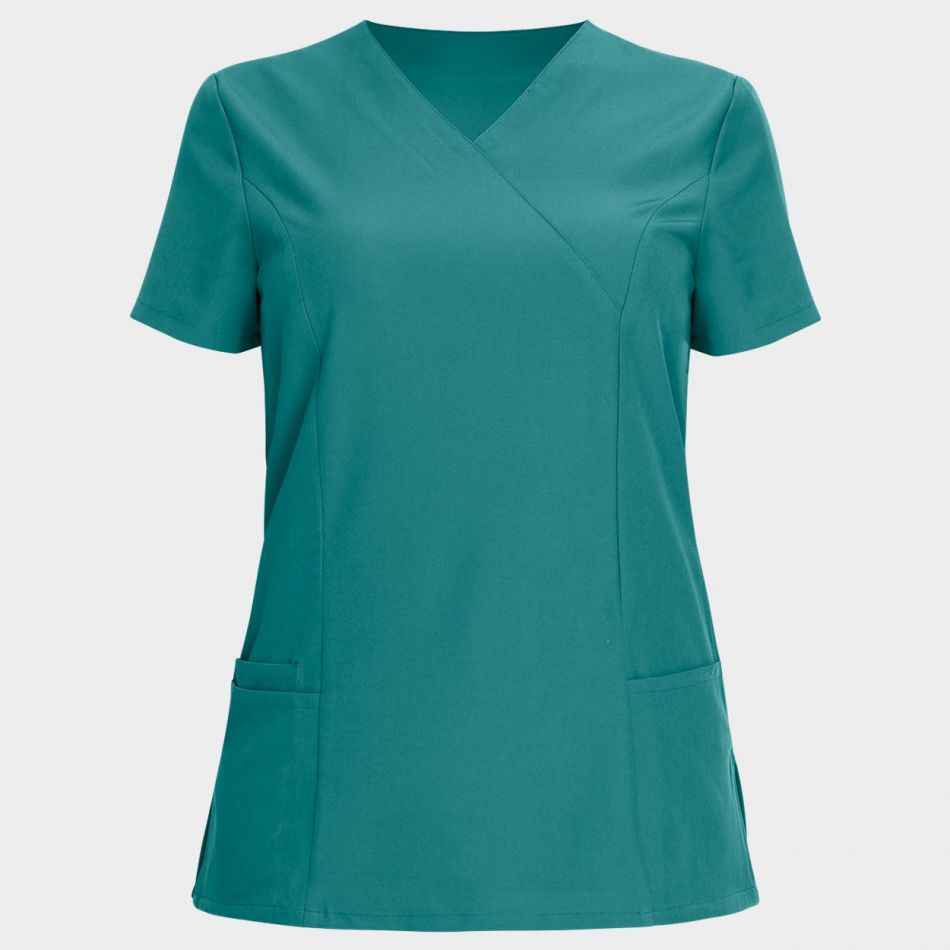 Дамска медицинска туника NOBBY TEAL - Image 2