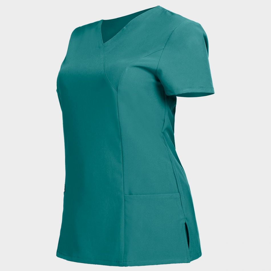 Дамска медицинска туника NOBBY TEAL - Image 3