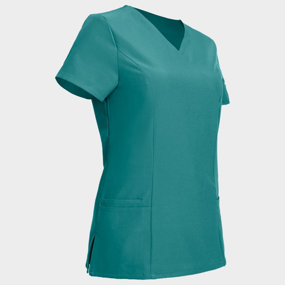 Дамска медицинска туника NOBBY TEAL - Image 4