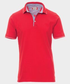 Тениска с яка PAYPER CAMBRIDGE RED