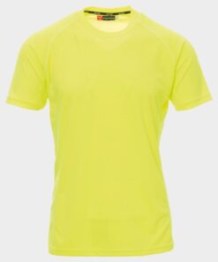 Тениска PAYPER RUNNER FLUO YELLOW