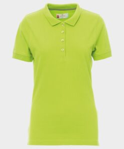 Дамска тениска с яка PAYPER VENICE ACID GREEN