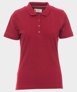 Дамска тениска с яка PAYPER VENICE BORDEAUX