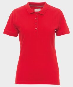 Дамска тениска с яка PAYPER VENICE RED