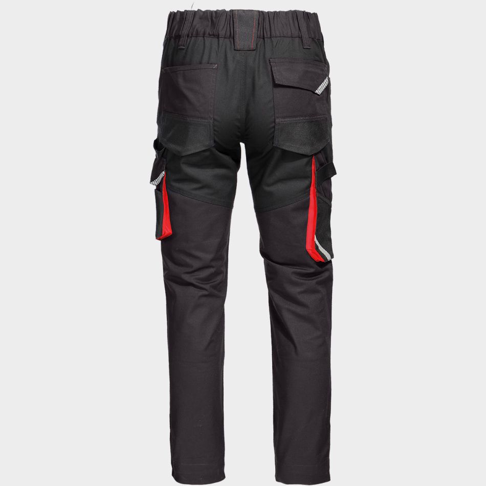Работен панталон KASTOR STRETCH GREY/ORANGE - Image 3