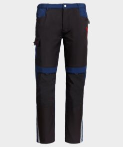 Работен панталон PRISMA SOFTSHELL 2.0 BLACK/DARK BLUE