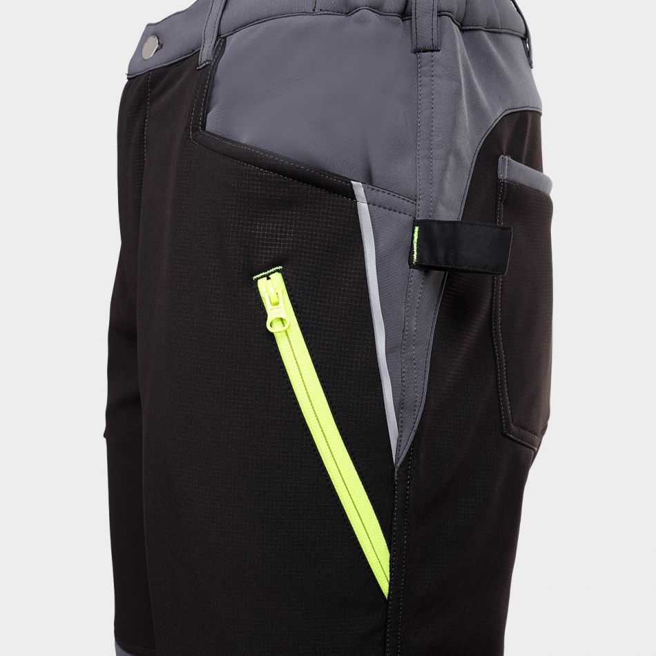 Работен панталон PRISMA SOFTSHELL 2.0 BLACK/GREY - Image 2