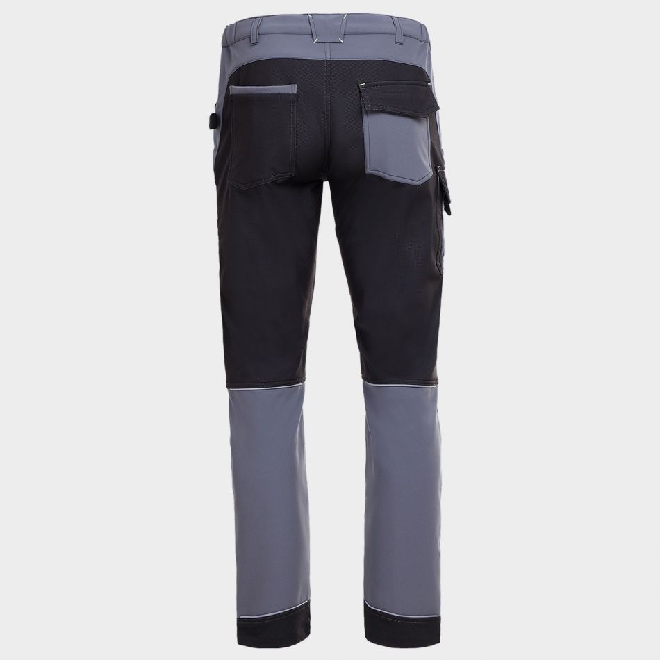 Работен панталон PRISMA SOFTSHELL 2.0 BLACK/GREY - Image 3