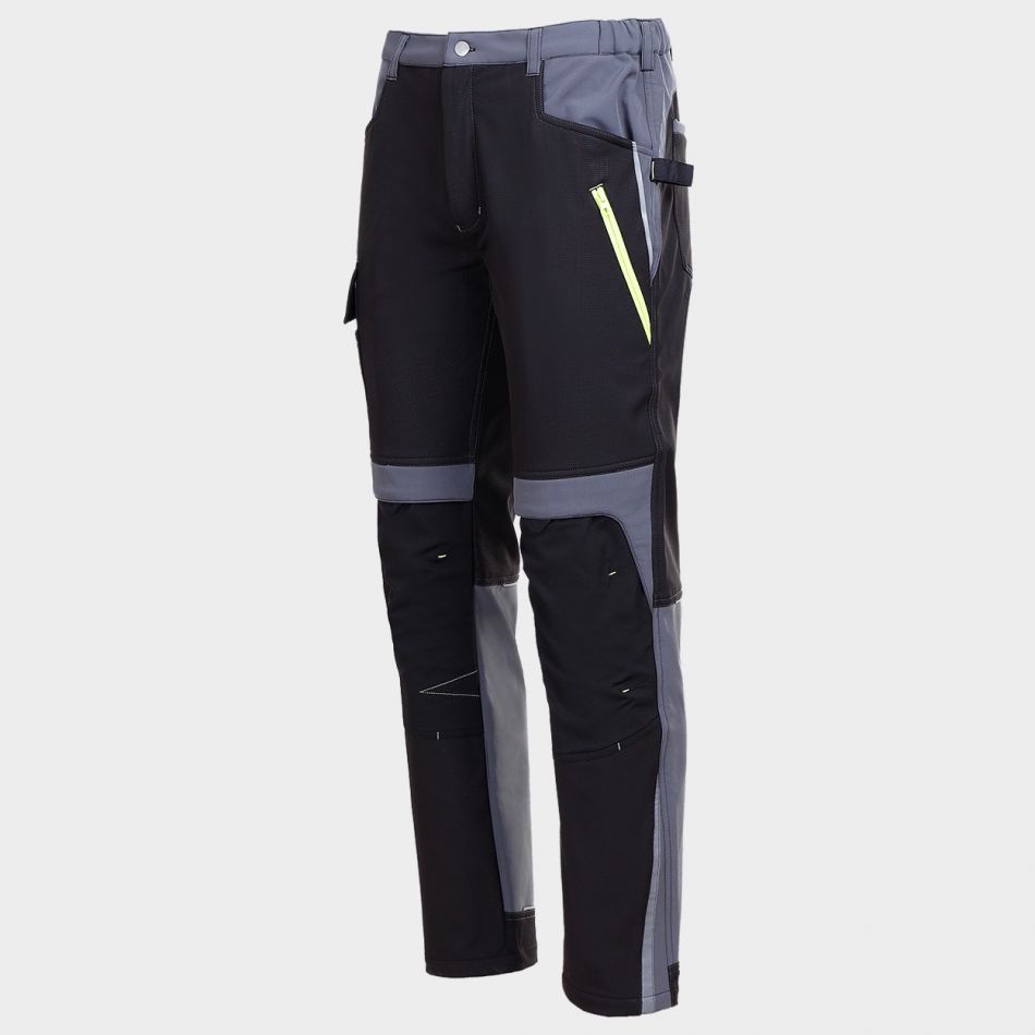Работен панталон PRISMA SOFTSHELL 2.0 BLACK/GREY - Image 4