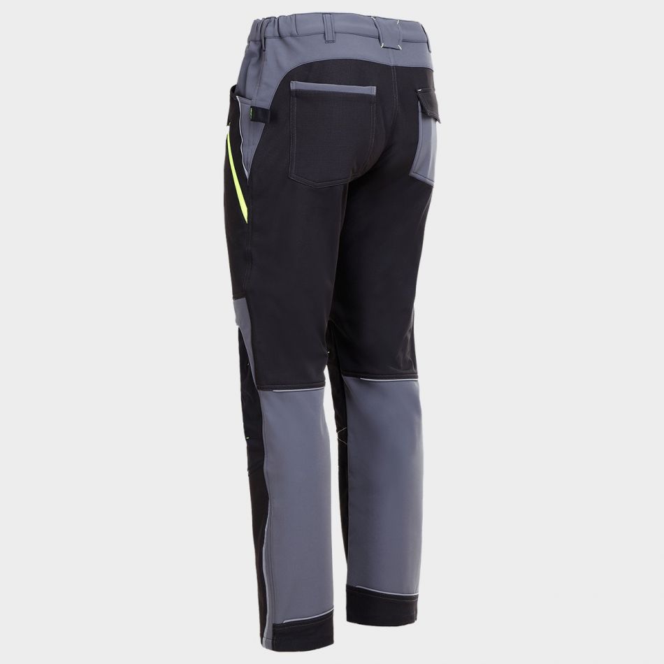 Работен панталон PRISMA SOFTSHELL 2.0 BLACK/GREY - Image 5