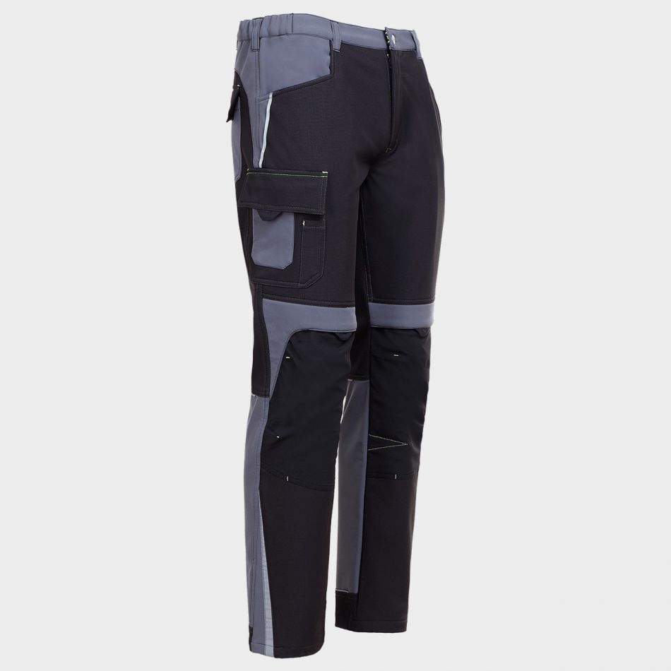 Работен панталон PRISMA SOFTSHELL 2.0 BLACK/GREY - Image 6