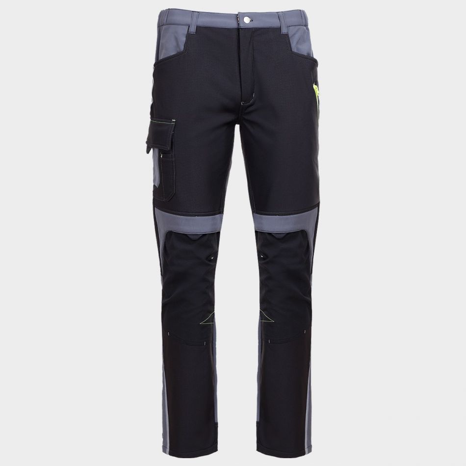 Работен панталон PRISMA SOFTSHELL 2.0 BLACK/GREY