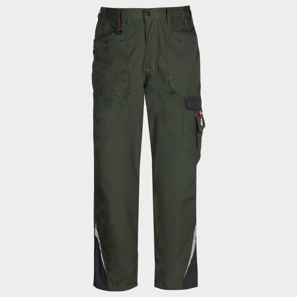 Работен панталон PRISMA SUMMER OLIVE/BLACK - Image 2