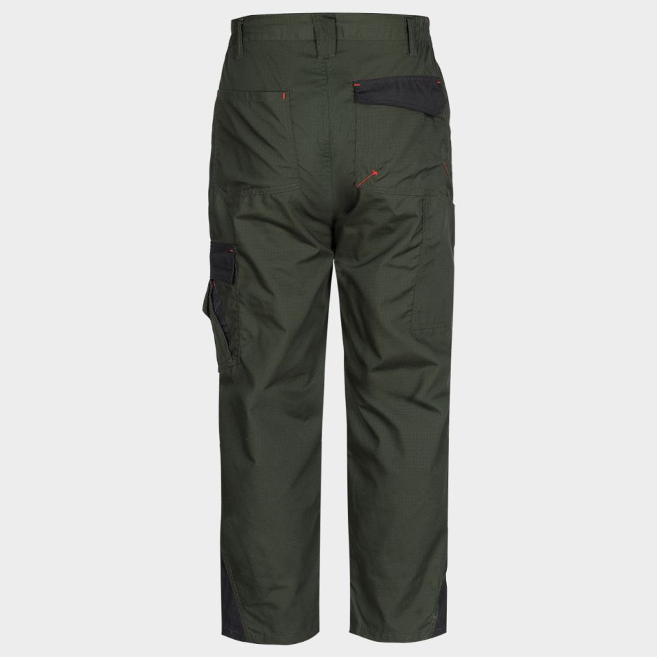 Работен панталон PRISMA SUMMER OLIVE/BLACK - Image 3