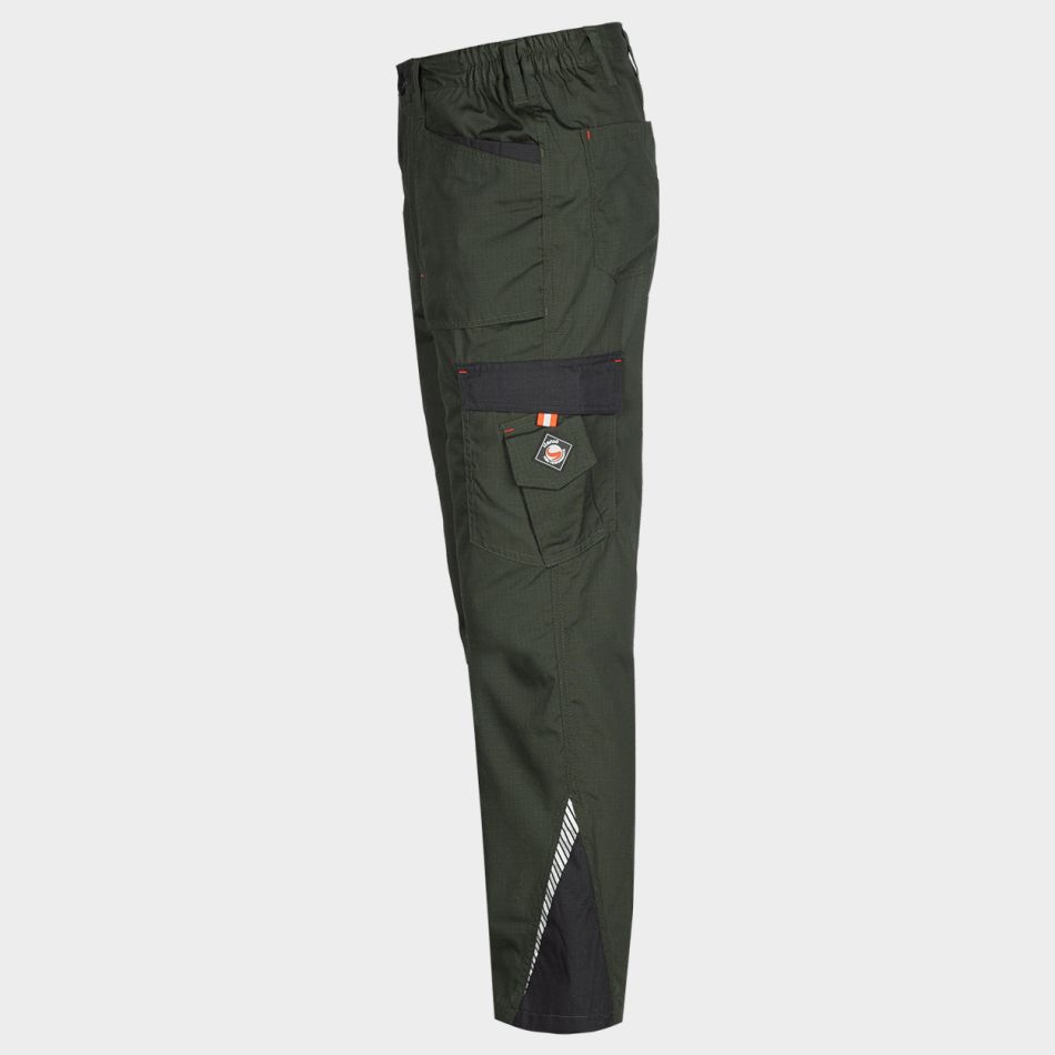Работен панталон PRISMA SUMMER OLIVE/BLACK - Image 4
