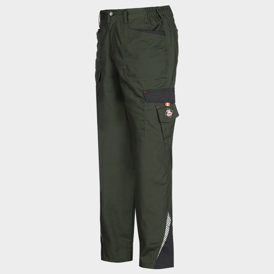 Работен панталон PRISMA SUMMER OLIVE/BLACK - Image 5