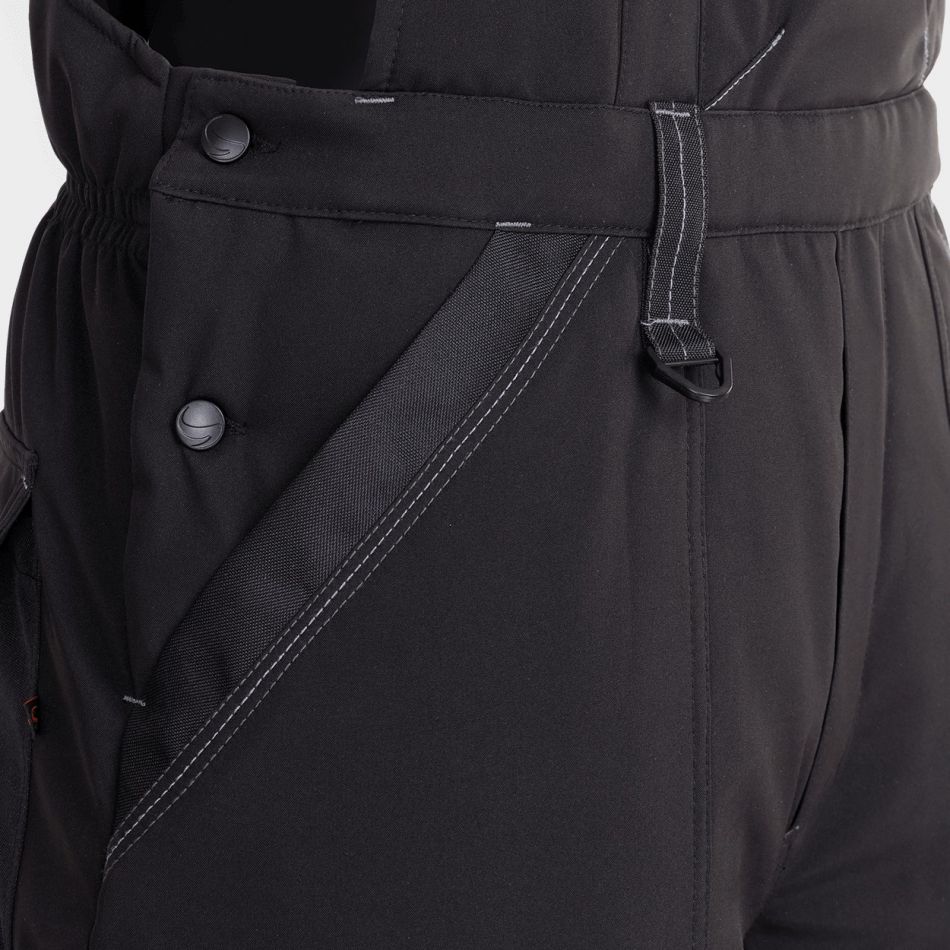 Работен полугащеризон REVOLT SOFTSHELL WINTER BLACK - Image 4