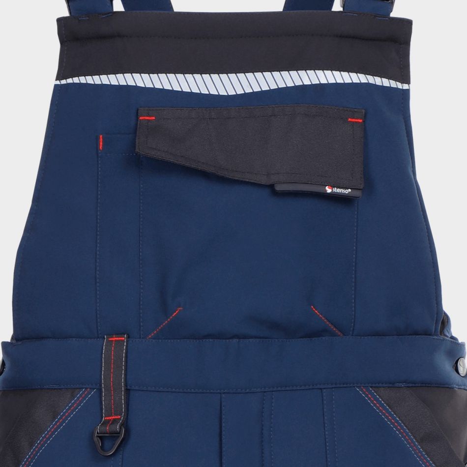 Работен полугащеризон REVOLT SOFTSHELL WINTER NAVY BLUE/BLACK - Image 2