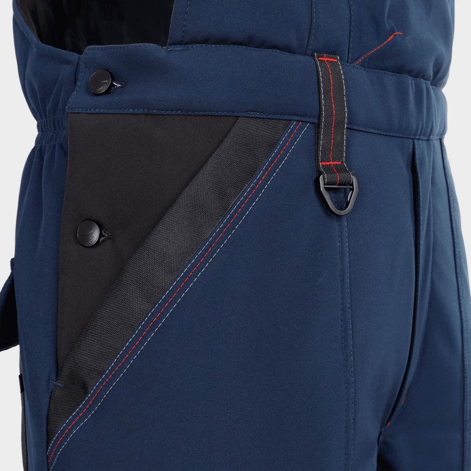 Работен полугащеризон REVOLT SOFTSHELL WINTER NAVY BLUE/BLACK