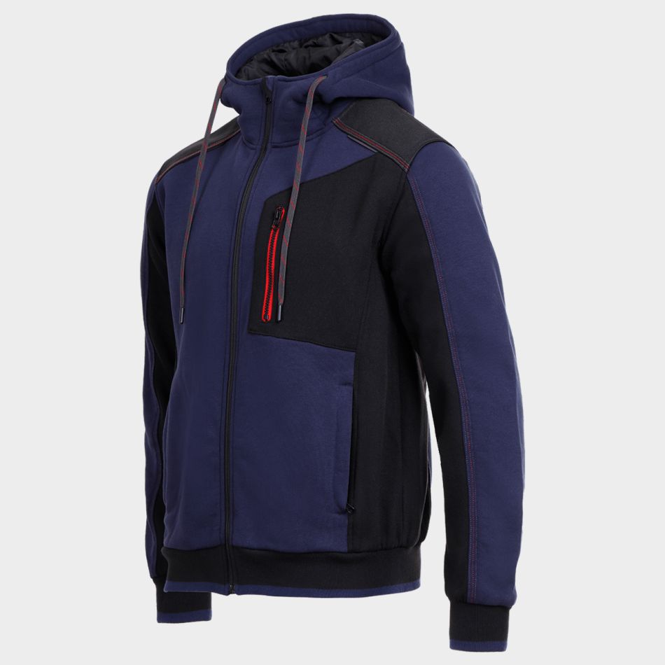 Работен суитшърт REVOLT 2.0 DARK BLUE/BLACK - Image 4