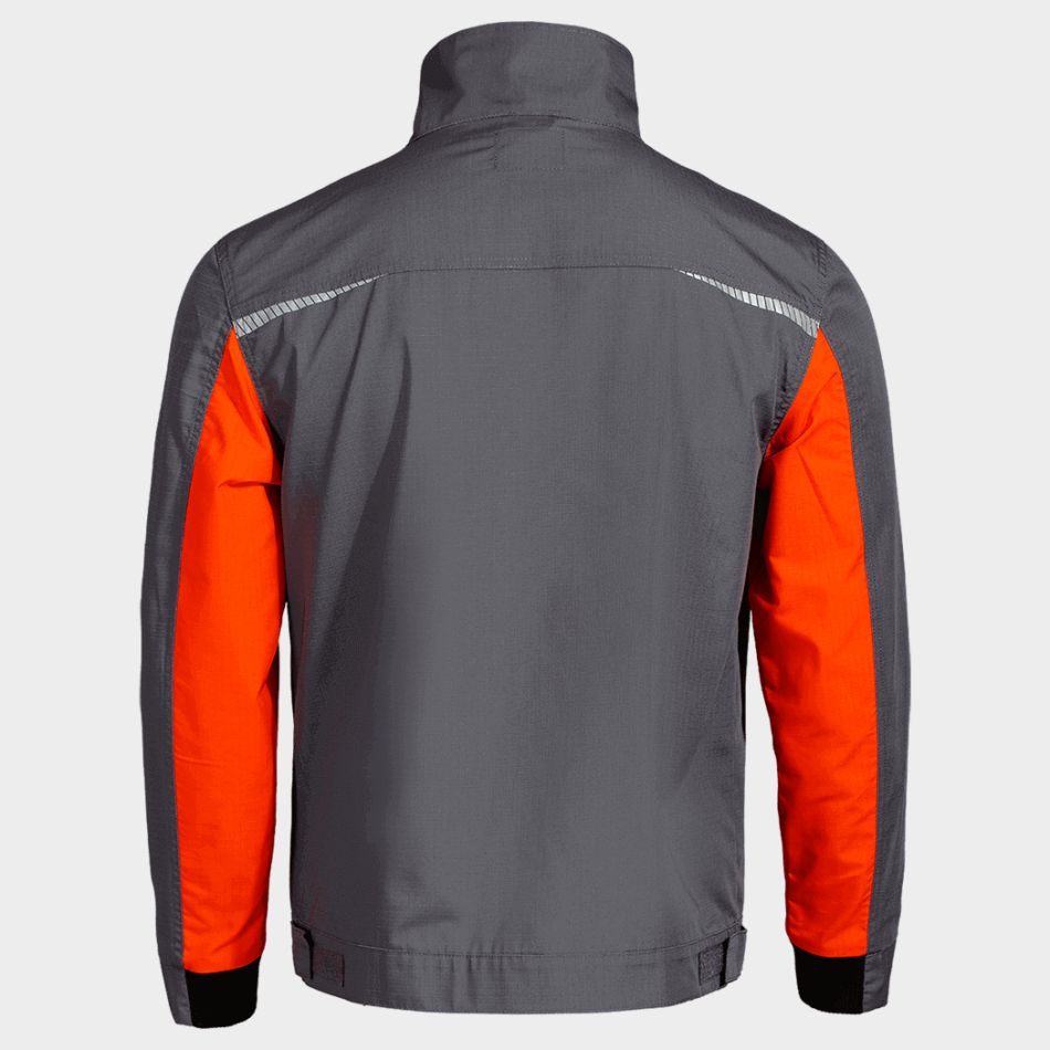 Работно яке PRISMA LIGHT STRETCH GREY/ORANGE - Image 2