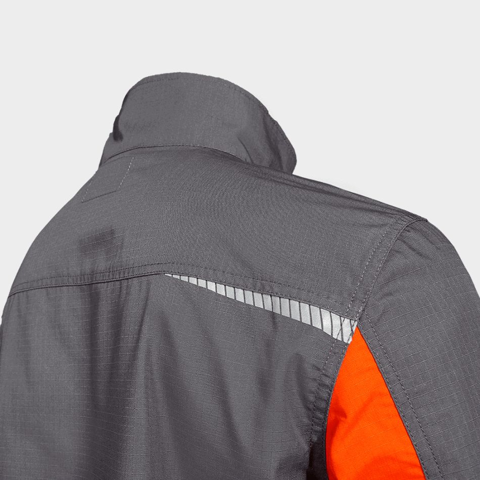 Работно яке PRISMA LIGHT STRETCH GREY/ORANGE - Image 6
