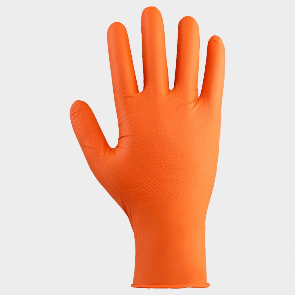 Еднократни ръкавици от нитрил SETINO NITRILE ORANGE - Image 2