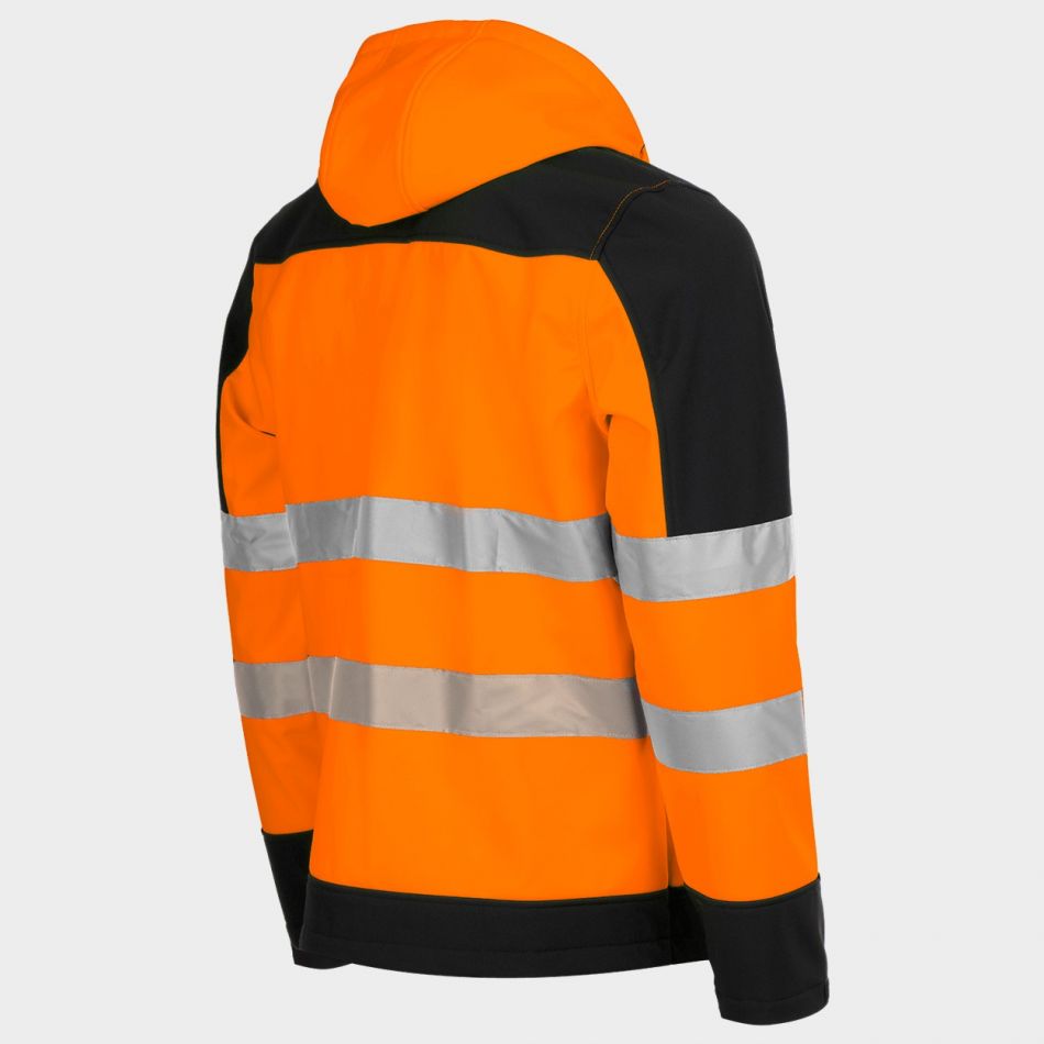 Сигнално софтшел яке NOBEL 2.0 ORANGE - Image 3