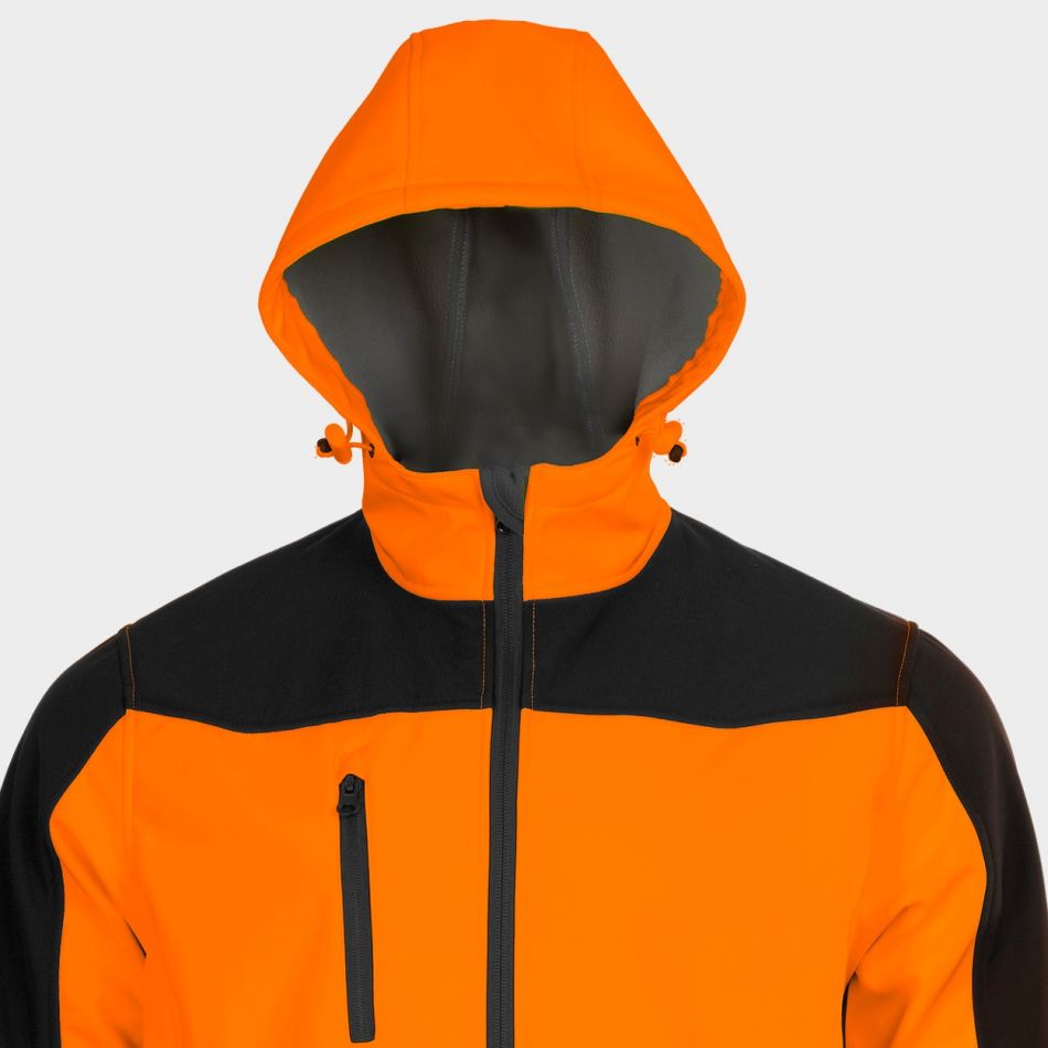 Сигнално софтшел яке NOBEL 2.0 ORANGE - Image 6