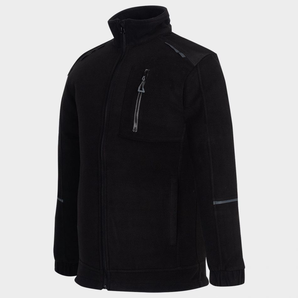 Суитшърт REVOLT FLEECE BLACK - Image 4