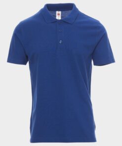Тениска с яка PAYPER ROME ROYAL BLUE