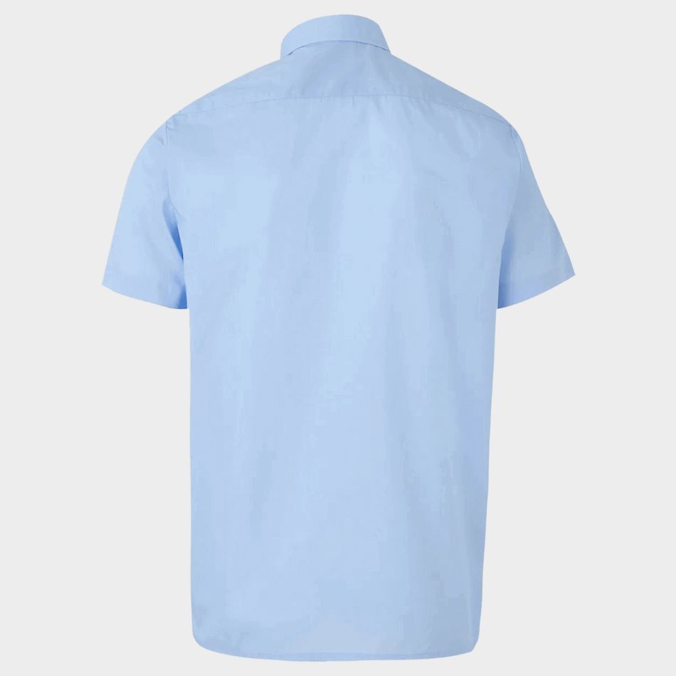 Мъжка риза с къс ръкав VELILLA LIGHT BLUE - Image 3